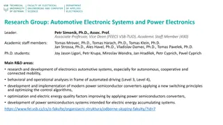 Automotive Electronic Systems and Power Electronics Research Group Overview