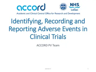 Adverse Events in Clinical Trials