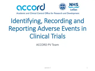 Understanding Adverse Events in Clinical Trials