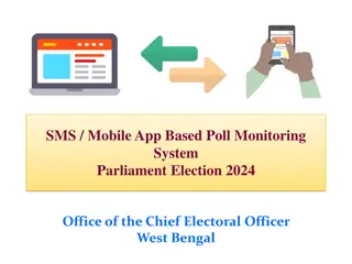SMS / Mobile App Based Poll Monitoring