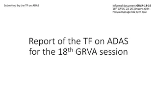 Development of ADAS UN Regulation for 20th GRVA Session