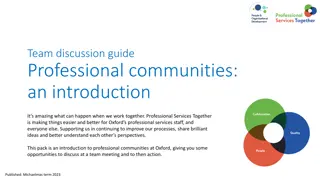 Exploring Professional Communities at Oxford: A Guide for Collaboration and Growth