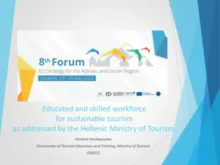 Sustainable Tourism Workforce Development by Hellenic Ministry of Tourism