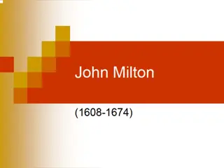 The Life and Works of John Milton