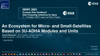 Ecosystem for Micro and Small Satellites Based on 3U-ADHA Modules
