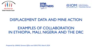 DISPLACEMENT DATA AND MINE ACTION