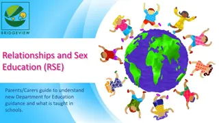 Relationships and Sex Education (RSE) Guidance for Parents/Carers