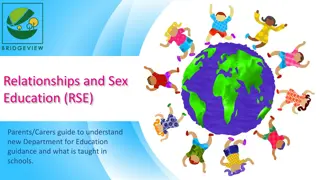 Understanding Relationships and Sex Education (RSE) Guidance for Parents/Carers