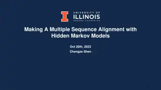 Multiple Sequence Alignment with Hidden Markov Models