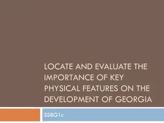 Impact of Key Physical Features on Georgia's Development