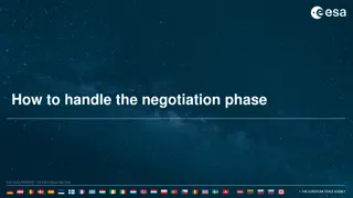 Negotiation Phase Strategies for Successful Contract Signatures