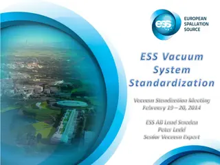 ESS Vacuum System Standardization Meeting Overview