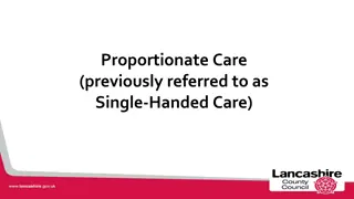 Proportionate Care in Healthcare