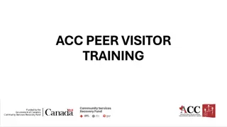 Peer Support and Visitor Training for Amputees
