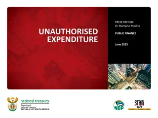 Unauthorised Expenditure in Public Finance Management