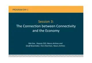 The Connection Between Connectivity and the Economy - Nauru Airlines Insights
