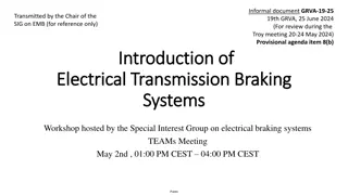 Introduction of Electrical Transmission Braking Systems Workshop