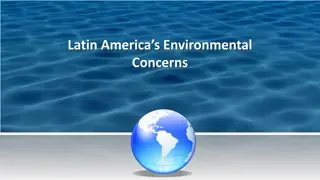 Latin America’s Environmental Concerns