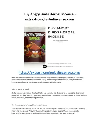 Buy Angry Birds Herbal Incense - extrastrongherbalincense.com