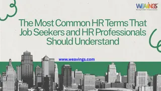 The Most Common HR Terms That Job Seekers and HR Professionals Should Understand