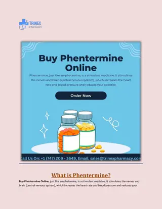 What is Phentermine and what are the effects of  this medicine?