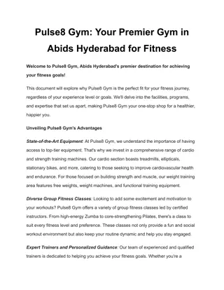 Pulse8 Gym_ Your Premier Gym in Abids Hyderabad for Fitness