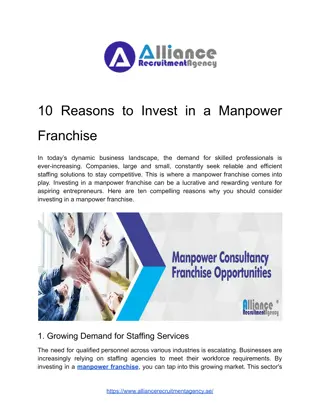 10 Reasons to Invest in a Manpower Franchise