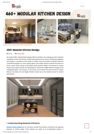 460  Modular Kitchen Design _ Regalo Kitchens