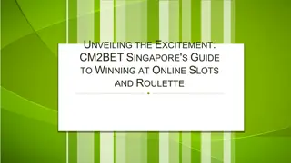 Unveiling the Excitement CM2BET Singapore's Guide to Winning at Online Slots and Roulette