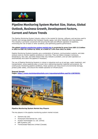 Keeping the Lifelines Secure: Trends in Pipeline Monitoring Systems