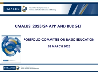 Portfolio Committee on Basic Education