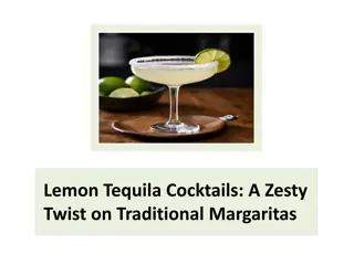 Lemon Tequila Cocktails: A Zesty Twist on Traditional Marga