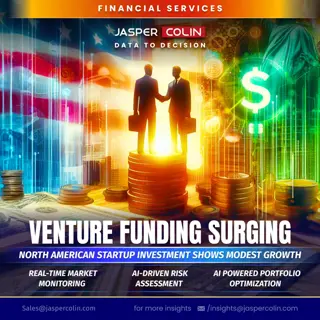 Venture Funding Surging- North American Startup Investment Shows Modest Growth