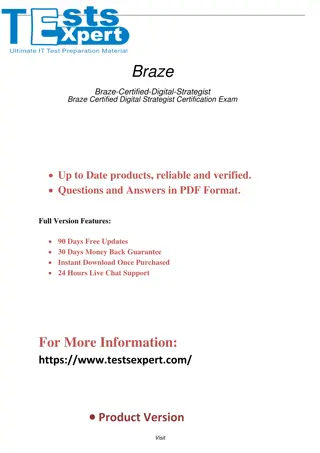 Unlock Success Braze Certified Digital Strategist Exam
