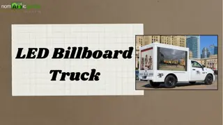 Mobile Advertising Redefined: LED Billboard Trucks