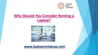 Why Should You Consider Renting a Laptop?