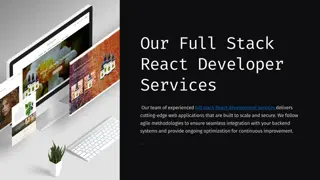 full stack React development services