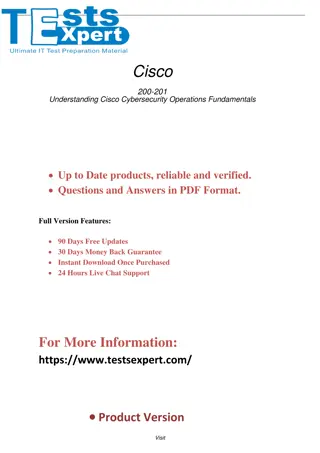 Master Cybersecurity Cisco 200-201 Exam Success