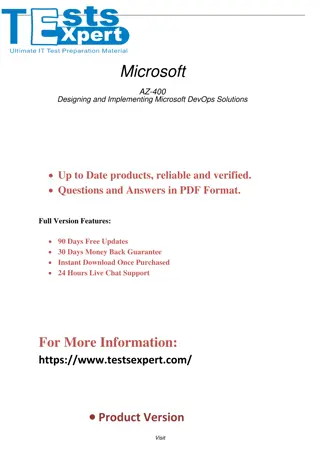 Master Microsoft DevOps AZ-400 Exam Guide for Success