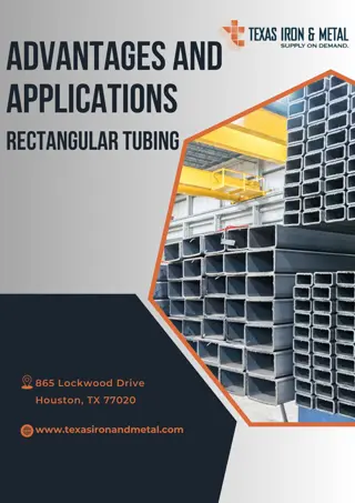 Advantages and Applications of Rectangular Tubing