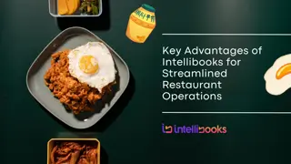 Revolutionize Your Restaurant with INTELLIBOOKS