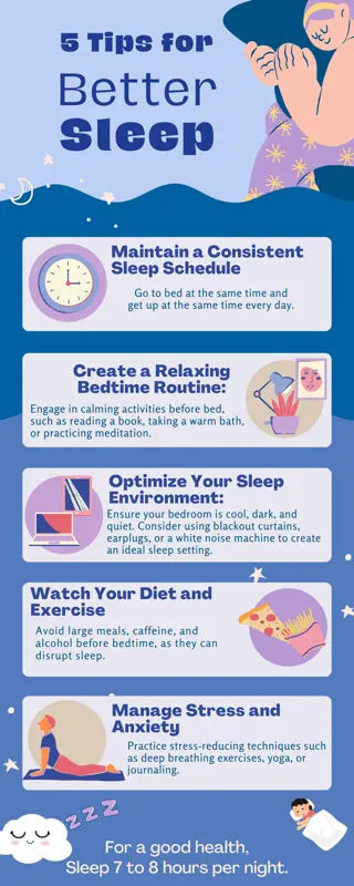 5 tips of better sleep