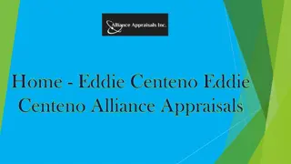 Home - Eddie Centeno Eddie Centeno Alliance Appraisals