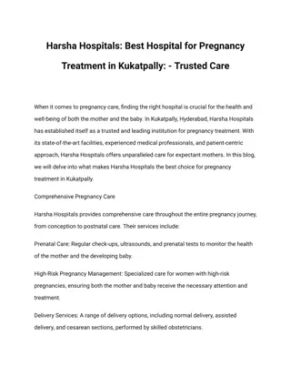 Harsha Hospitals_ Best Hospital for Pregnancy Treatment in Kukatpally - Trusted Care
