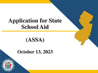 Application for State  School Aid