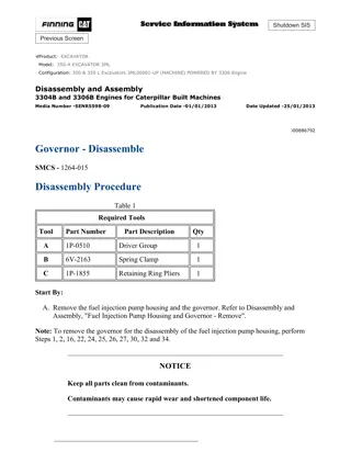 Caterpillar Cat 350 and 350 L Excavator (Prefix 3ML) Service Repair Manual Instant Download