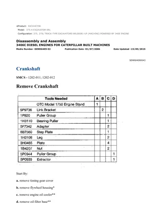 Caterpillar Cat 375 and 375L TRACK-TYPE EXCAVATOR (Prefix 6RL) Service Repair Manual Instant Download 9