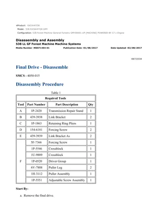 Caterpillar Cat 538 EXCAVATOR (Prefix GMY) Service Repair Manual Instant Download