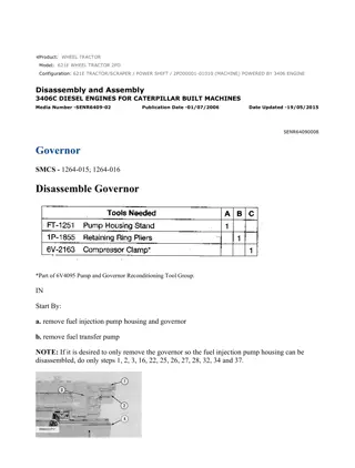 Caterpillar Cat 621E WHEEL TRACTOR (Prefix 2PD) Service Repair Manual Instant Download 6