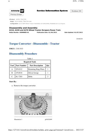 Caterpillar Cat 621H WHEEL TRACTOR (Prefix HKK) Service Repair Manual Instant Download